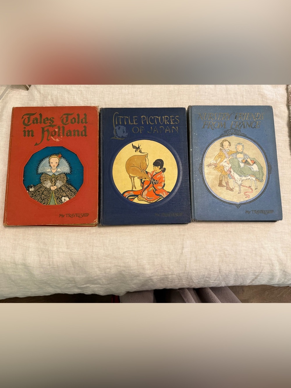 Set of 3 vintage My Travelship series books
